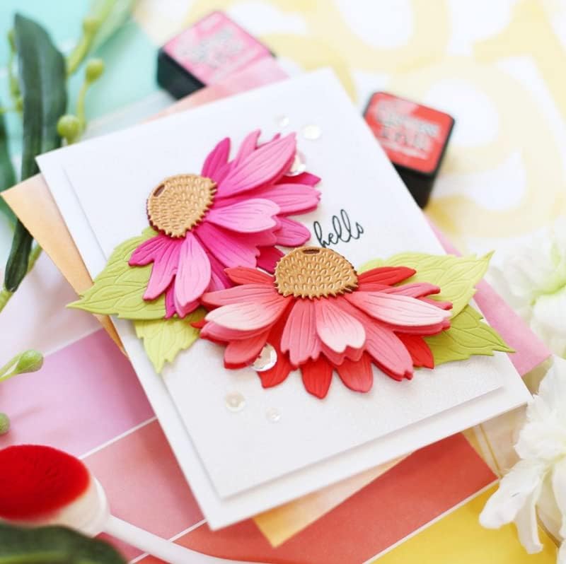 Lapoo 3D Backgrounds Frame Metal Cutting Die for Scrapbooking, New Cutting Dies DIY Album Card Making Decor Paper Craft Metal Die Cuts Party Wedding Decorations (Sunflower 4.3 x 3.5 in) - Image 5